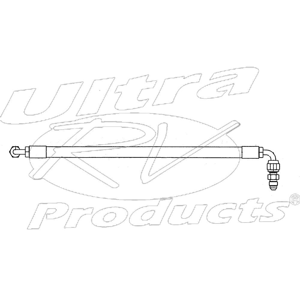 W0006663  -  Hose Asm - Park Brake Pump Front (J72)